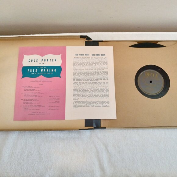 1946 Decca Records Fred Waring / Cole Porter A-499 Box Set - Picture 4 of 5